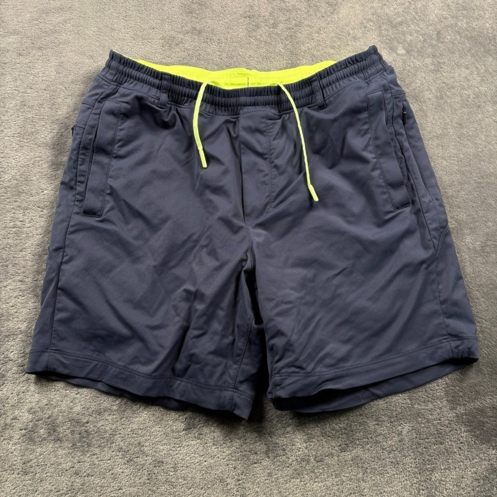 Birddogs Shorts Mens XL Blue 7 Inch Lined Athletic Classic Pockets Gym Swim